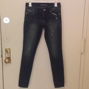 Express Low Rise Jean Leggings Size 4